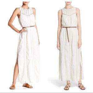 Joie white lace maxi dress medium